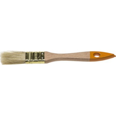 DEXX 25 мм, 1″ натуральная щетина, деревянная ручка, флейцевая, Плоская кисть (0100-025), 20шт