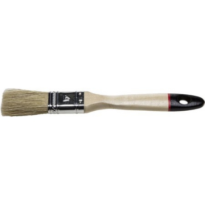 STAYER UNIVERSAL-EURO 25 мм, 1″ светлая натуральная щетина, деревянная ручка, Плоская кисть (0102-025), 12шт