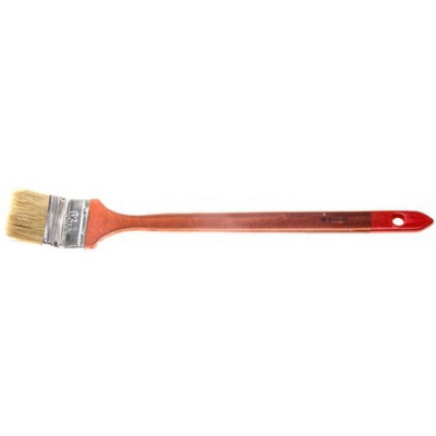 ЗУБР УНИВЕРСАЛ 63 мм, 2,5″ светлая натуральная щетина, деревянная ручка, Радиаторная кисть, МАСТЕР (01041-063), 12шт