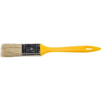 STAYER UNIVERSAL 25 мм, 1″ светлая натуральная щетина, пластмассовая ручка, Плоская кисть, MASTER (0107-25), 12шт