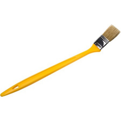 STAYER UNIVERSAL 25 мм, 1″ щетина светлая натуральная, пластмассовая ручка, Радиаторная кисть, MASTER (0110-25), 12шт
