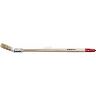 STAYER UNIVERSAL 25 мм, 1″ светлая натуральная щетина, деревянная ручка, для всех видов ЛКМ, Радиаторная кисть, MASTER (0112-25), 12шт