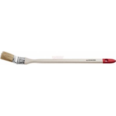 STAYER UNIVERSAL 38 мм, 1,5″ светлая натуральная щетина, деревянная ручка, для всех видов ЛКМ, Радиаторная кисть, MASTER (0112-38), 12шт