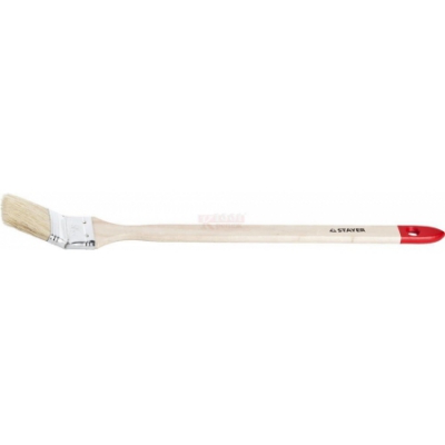 STAYER UNIVERSAL 50 мм, 2″ светлая натуральная щетина, деревянная ручка, для всех видов ЛКМ, Радиаторная кисть, MASTER (0112-50), 12шт