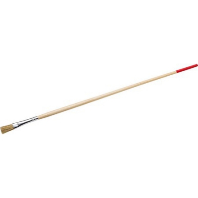 STAYER UNIVERSAL 5 мм, светлая натуральная щетина, деревянная ручка, Плоская тонкая кисть, STANDARD (0124-02), 12шт