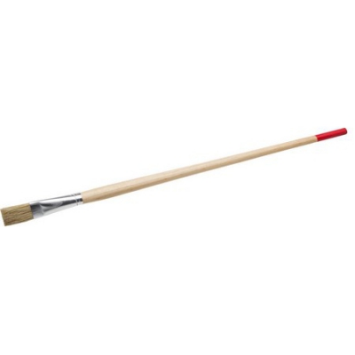 STAYER UNIVERSAL 15 мм, светлая натуральная щетина, деревянная ручка, Плоская тонкая кисть, STANDARD (0124-14), 12шт
