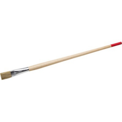 STAYER UNIVERSAL 20 мм, светлая натуральная щетина, деревянная ручка, Плоская тонкая кисть, STANDARD (0124-18), 12шт