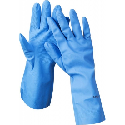 Перчатки ЭКСПЕРТ нитриловые, повышенной прочности, с х/б напылением, размер XL Зубр