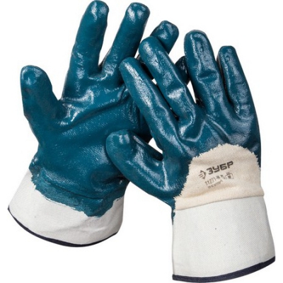 Перчатки Мастер рабочие с нитриловым покрытием ладони, размер M (8) ЗУБР