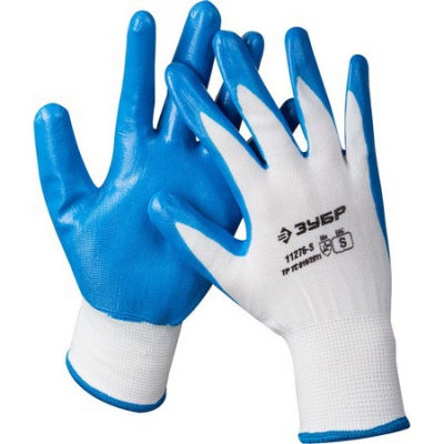 Перчатки Мастер маслостойкие для точных работ, с нитриловым покрытием, размер S (7) ЗУБР