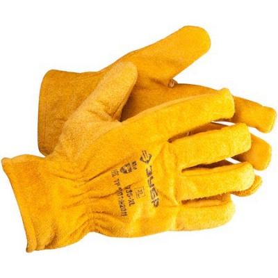 Перчатки Мастер кожаные рабочие, с подкладкой, XL ЗУБР