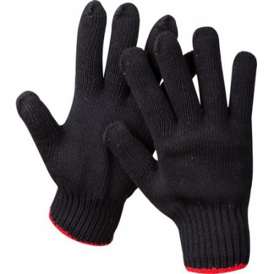 ЗУБР СТАНДАРТ трикотажные, размер L-XL, утеплённые перчатки 11461-XL), 10шт