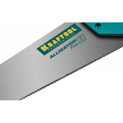 Ножовка для точного реза Alligator Fine -11, -450 мм, -11 TPI -3D зуб, KRAFTOOL