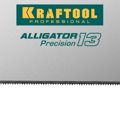 Ножовка для точного реза Alligator Precision -13 -500 мм, -13 TPI универсальный зуб, KRAFTOOL