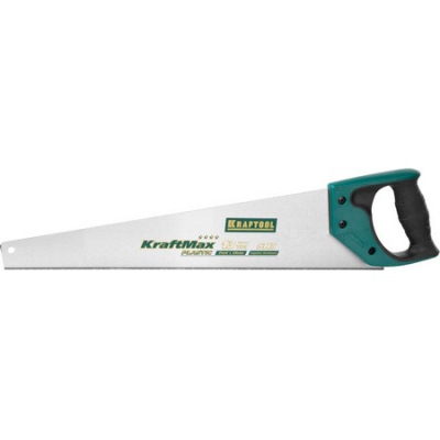 Ножовка KraftMax PLASTIC, быстр и точный рез, для подокон, пластик панелей и труб, -3/14 TPI, -500мм, KRAFTOOL