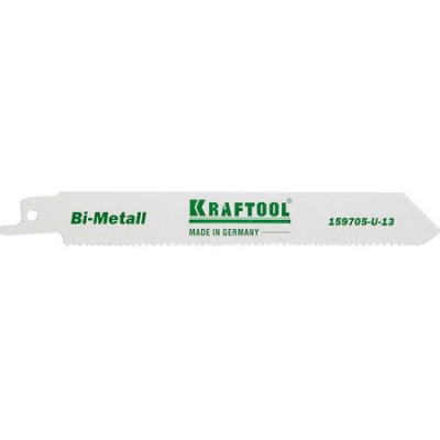 Полотно INDUSTRIE QUALITAT, S922VF, для эл/ножовки, Bi-Metall, по металлу, дереву, шаг -1,8-2,5мм, -130мм KRAFTOOL