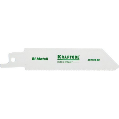 Полотно INDUSTRIE QUALITAT, S522EF, для эл/ножовки, Bi-Metall, по металлу, шаг -1,4мм, -80мм KRAFTOOL