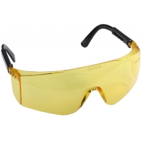 Очки защитные с регулируемыми дужками, желтые STAYER