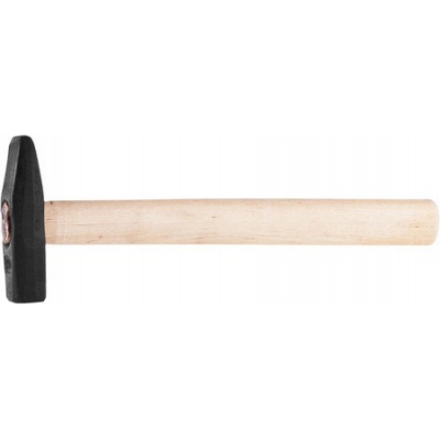 Молоток слесарный -400 г с деревянной рукояткой СИБИН