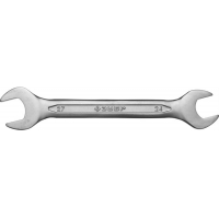 Ключ МАСТЕР гаечный рожковый, Cr-V сталь, хромированный, -24х27мм Зубр