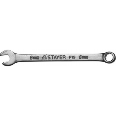 Комбинированный гаечный ключ -6 мм, STAYER