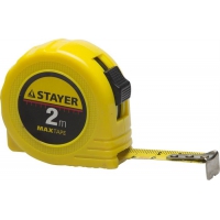 Рулетка МASTER MaxTape пластиковый корпус, -2м/16мм STAYER