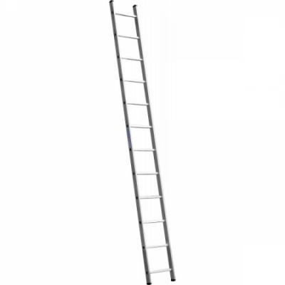 Приставная лестница, односекционная, алюминиевая, -12 ступеней, высота -335 см СИБИН