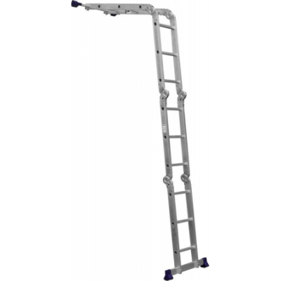 Четырехсекционная лестница-трансформер, алюминиевая, -4x3 ступени, ЛТ-43 СИБИН