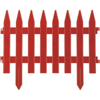 Забор декоративный КЛАССИКА, -28x300см, терракот GRINDA