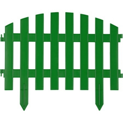 Забор декоративный АР ДЕКО, -28x300см, зеленый GRINDA