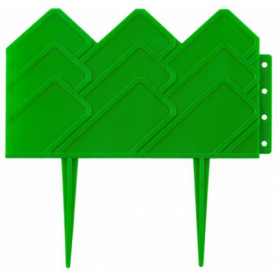 Бордюр декоративный для клумб, -14х310см, зеленый GRINDA