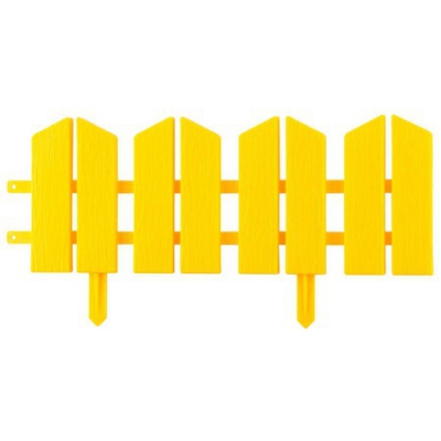 Бордюр декоративный ЛЕТНИЙ САД, -16х300см, желтый GRINDA