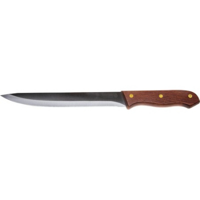 Нож GERMANICA нарезочный, тип Solo с деревянной ручкой, нерж лезвие -180мм LEGIONER