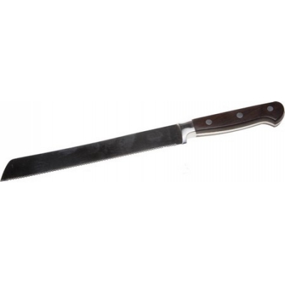 Нож AUGUSTA хлебный с деревянной ручкой, нерж лезв -180мм LEGIONER