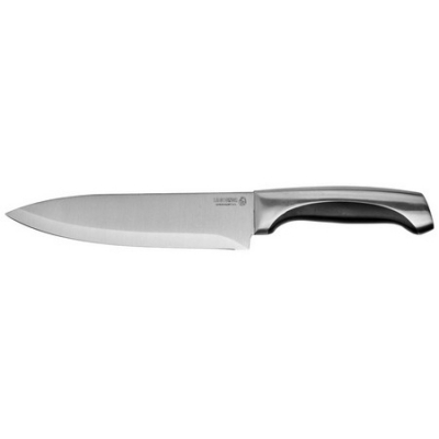 Нож FERRATA шеф-повара, рукоятка с металлическими вставками, лезвие из нержавеющей стали, -200мм LEGIONER
