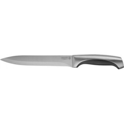 Нож FERRATA нарезочный, рукоятка с металлическими вставками, лезвие из нержавеющей стали, -200мм LEGIONER