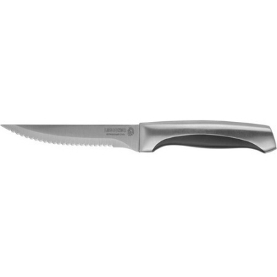 Нож FERRATA для стейка, рукоятка с металлическими вставками, лезвие из нержавеющей стали, -110мм LEGIONER