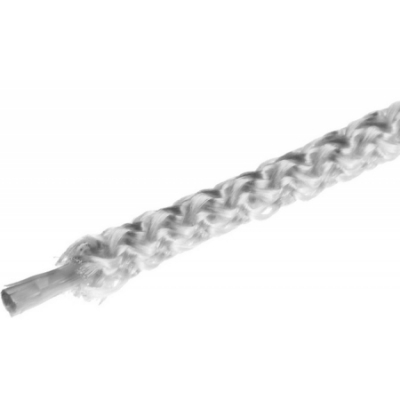 Шнур вязаный полипропиленовый с сердечником, белый, длина -20 метров, диаметр -4 мм СИБИН