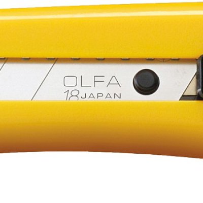 Нож OLFA с выдвижным лезвием, с автофиксатором, 18мм, в комплетке с лезвиями 10 шт