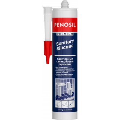 Герметик силиконовый белый, санитарный -280мл PENOSIL