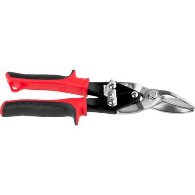Ножницы по металлу рычажные, хромованадиевая сталь, двухкомпонентная ручка, левые, -250мм JCB