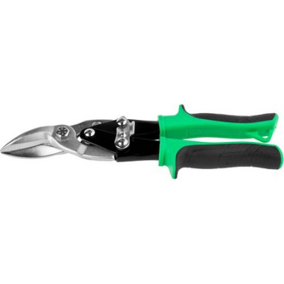 Ножницы по металлу рычажные, хромованадиевая сталь, двухкомпонентная ручка, правые, -250мм JCB