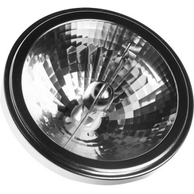 Лампа галогенная алюм отражатель, угол -24гр, цоколь G53, диаметр -111мм, -75Вт, -12В СВЕТОЗАР