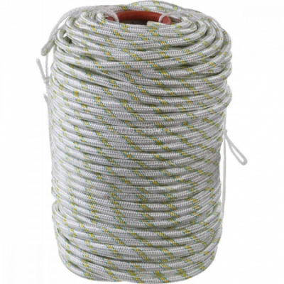 Фал плетёный капроновый -24-прядный с капроновым сердечником, диаметр -10 мм, бухта -100 м, -1300 кгс СИБИН