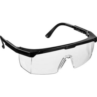 Защитные прозрачные очки PRO-5 монолинза с дополнительной боковой защитой, открытого типа STAYER
