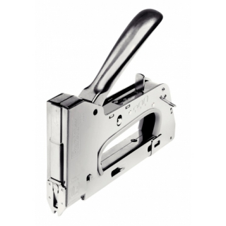 Степлер R36E (скобозабиватель) ручной для кабеля -6 мм, тип -36 (10-14 мм) Cтальной корпус Легкое трехпозиционное сжатие рукоятки ( -40%) Rapid