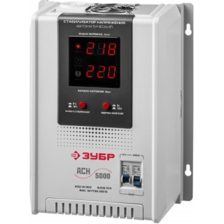 АСН -5000 профессиональный стабилизатор напряжения навесной -5000 ВА, -140-260 В, -8% ЗУБР