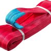 ЗУБР СТП-5/5 текстильный петлевой строп, красный, г/п 5 т, длина 5 м