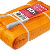 ЗУБР СТП-10/6 текстильный петлевой строп, оранжевый, г/п 10 т, длина 6 м