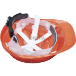 Каска защитная с амортизатором, оранжевая, с храповым механизмом (1шт)